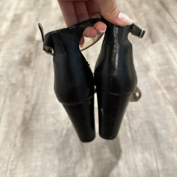INC International Concepts Kivah Block Heels Open Toe Black Womens Sz 9M - Picture 5 of 11